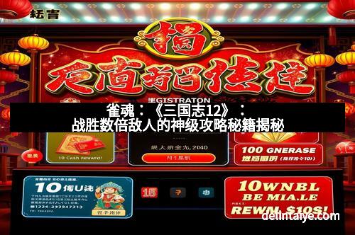 雀魂：《三国志12》：战胜数倍敌人的神级攻略秘籍揭秘